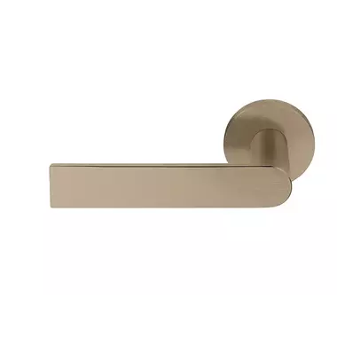 Gatdeel Links PVD licht brons Piet Boon Arc PBA100-G op verende rozet